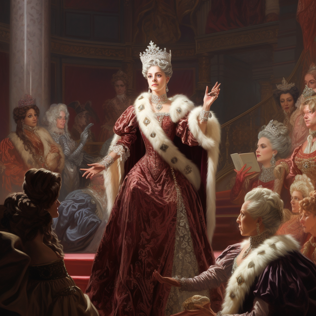 Empress and Ladies in Victorian Senate