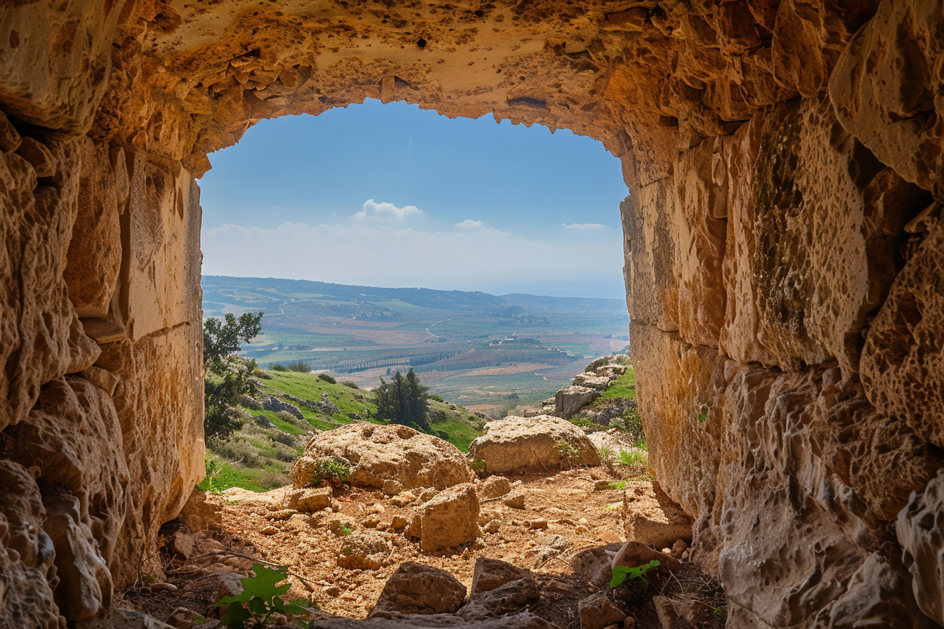 Empty Tomb Jesus View Outwards