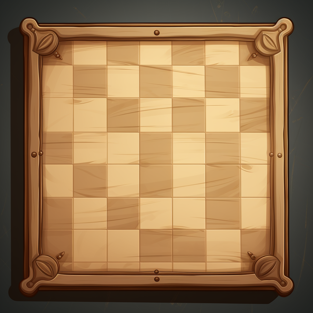 High-resolution vector of empty Brawlstars chess board