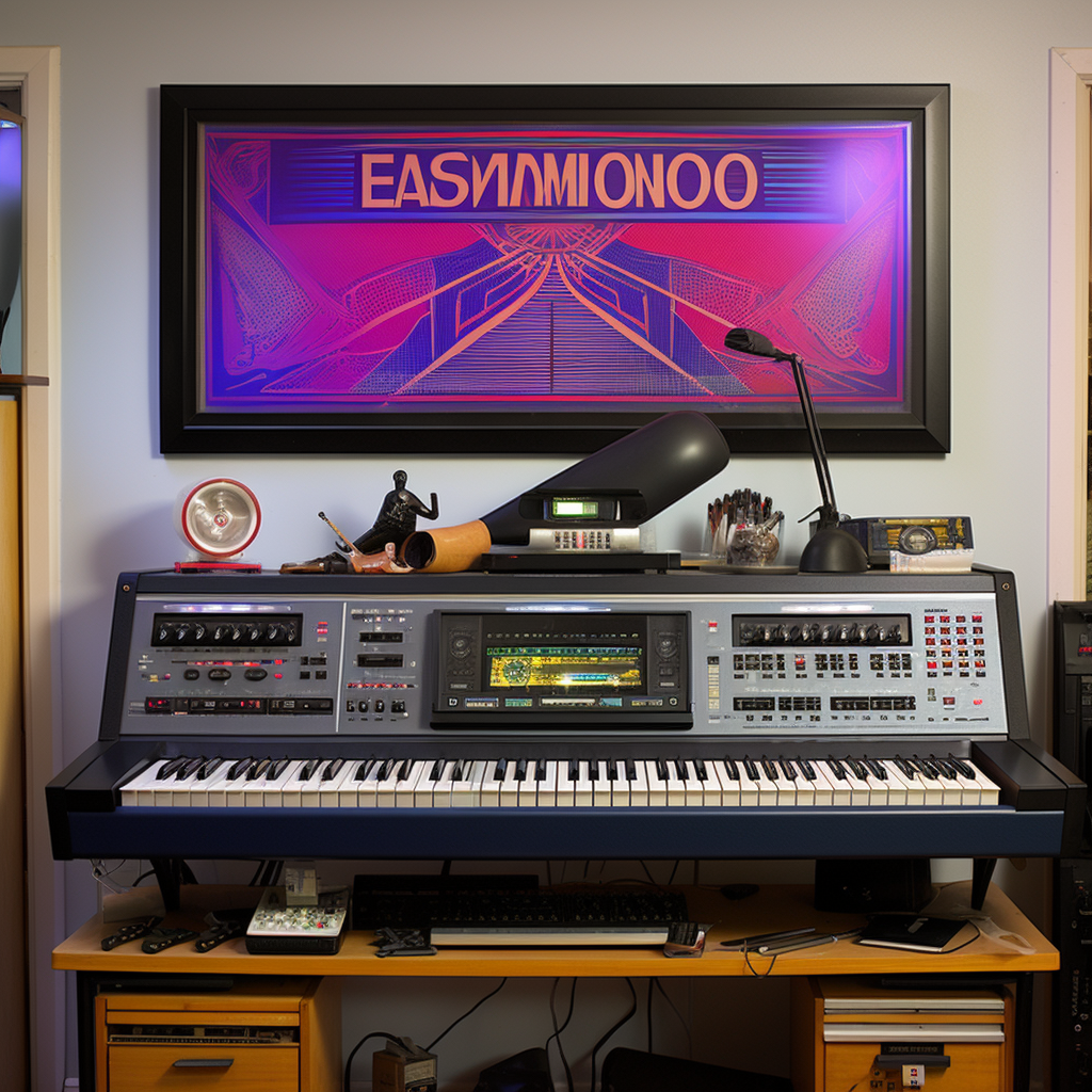 Ensoniq 5503 on Amazing Music Synthesizer Poster