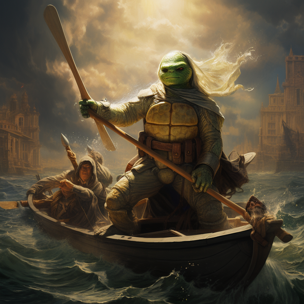 Epic Leonardo Scene Remixed Art Delivery