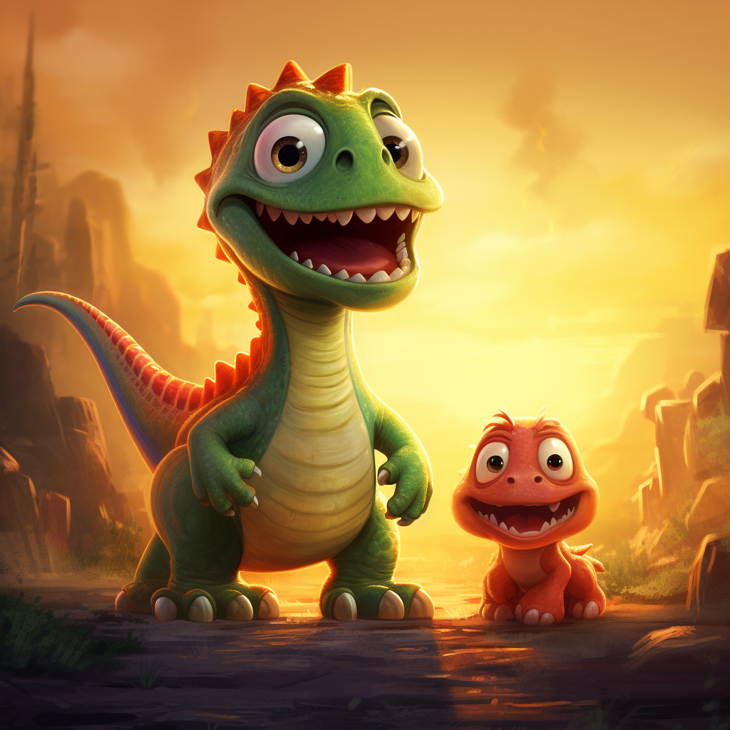 Epic Dinosaur Pixar Movie Image