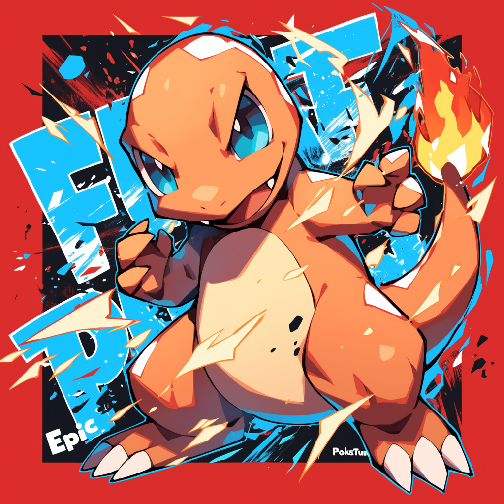 Charmander logo for Epic PokeTunes