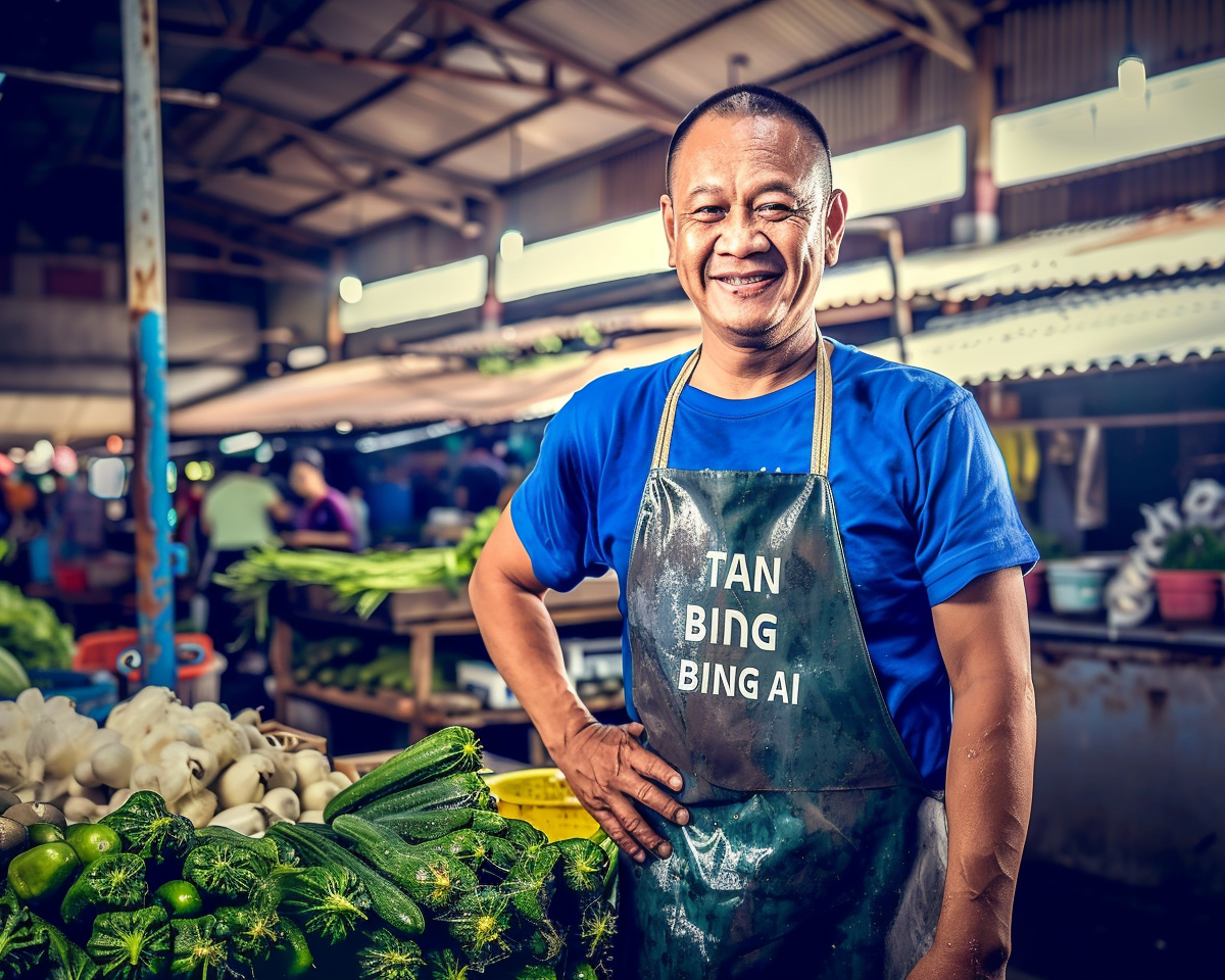 Jet Li Vegetable Stall Welfie