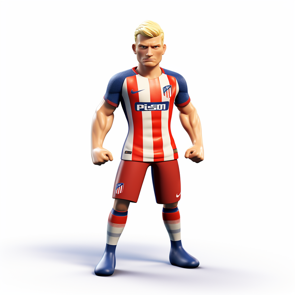 Erling Haaland in Atletico Madrid Kit Avatar