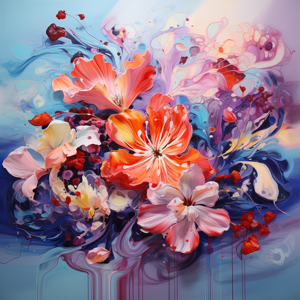 Stunning Ethereal Abstract Floral Art