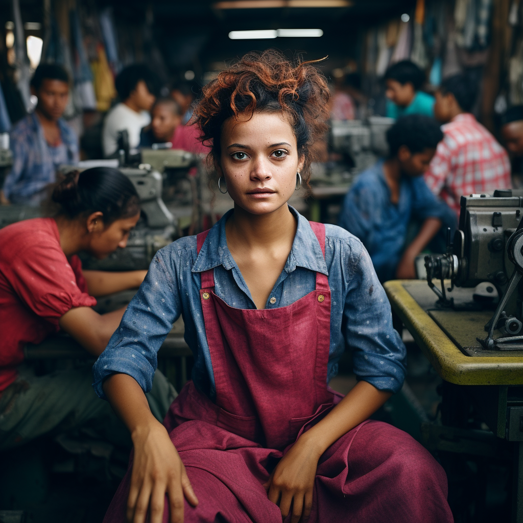 Ethical fashion campaign worker conditions image