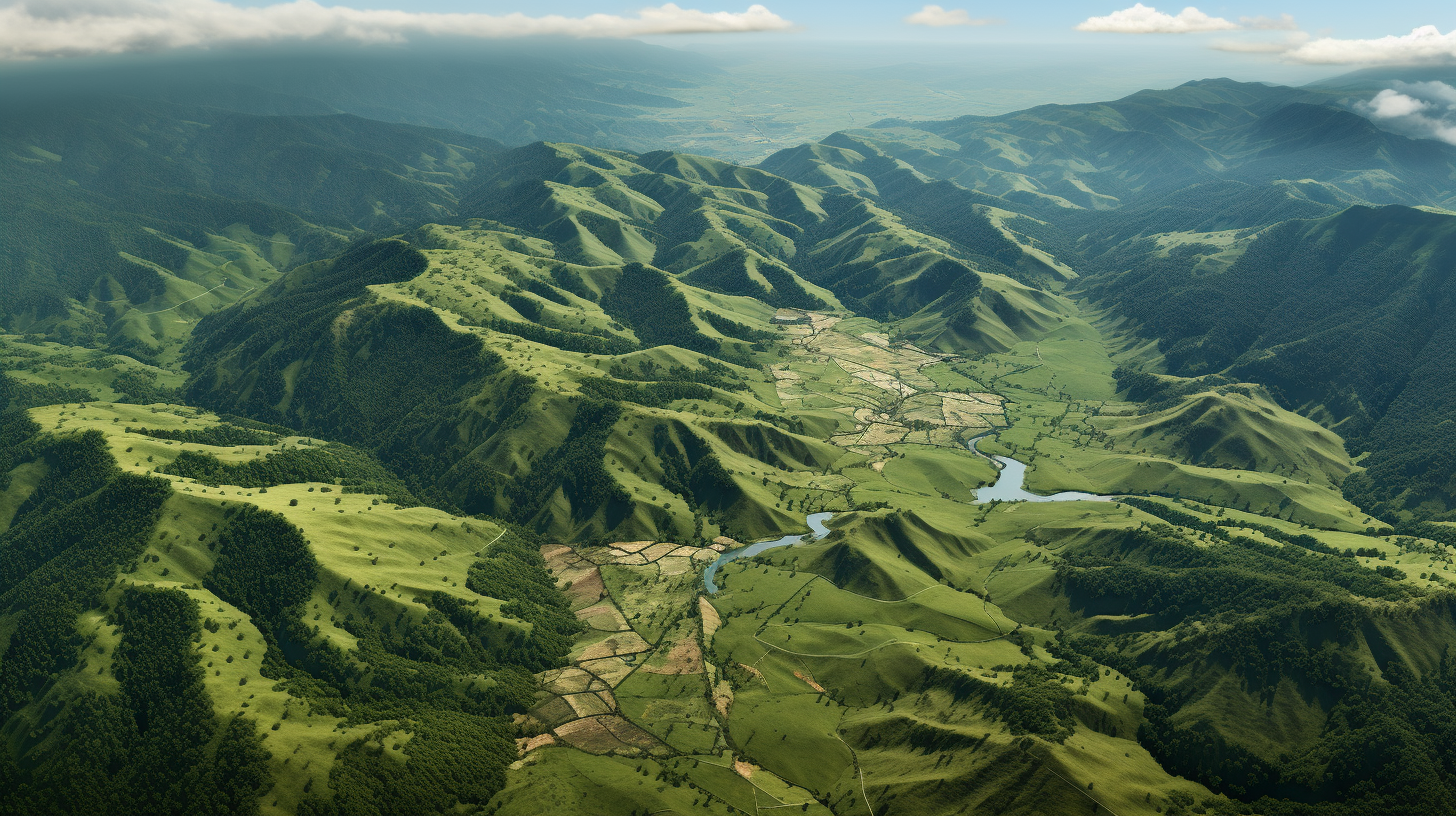 Central Europe Carpathian Hills Landscape