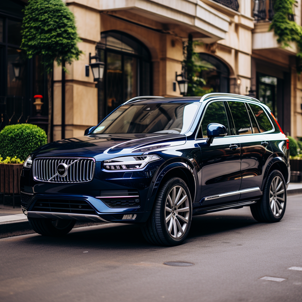 Dark Blue European Luxury SUV