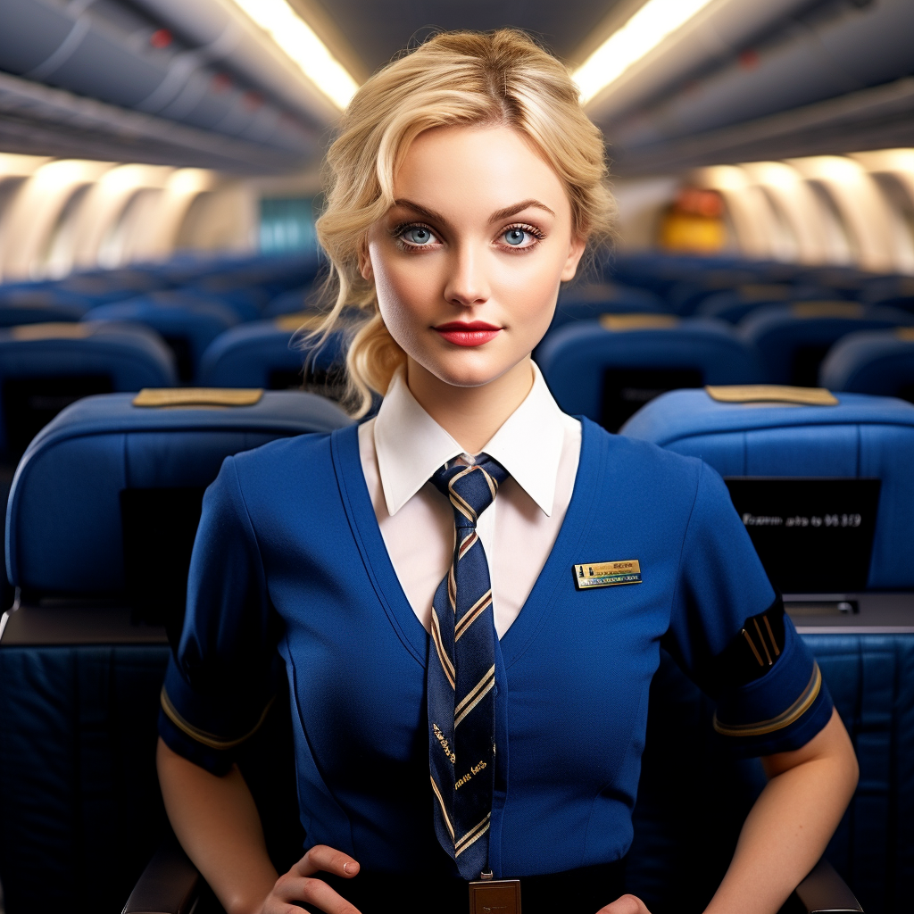 Gorgeous Evanna Lynch as Stewardess ✈️