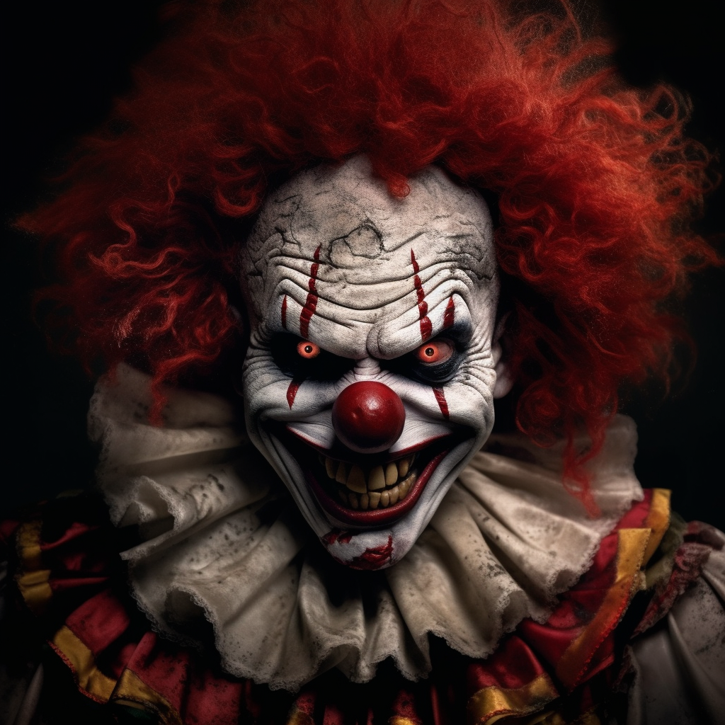 Sinister Halloween Clown Image