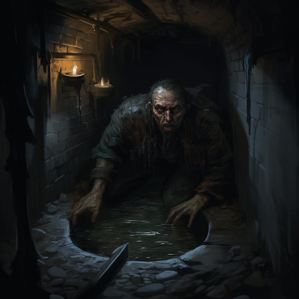 Dark and Sinister Serial Killer in Sewer