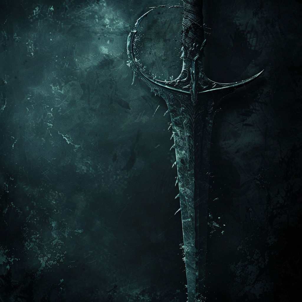 Evil Sword Stylized Dark Art