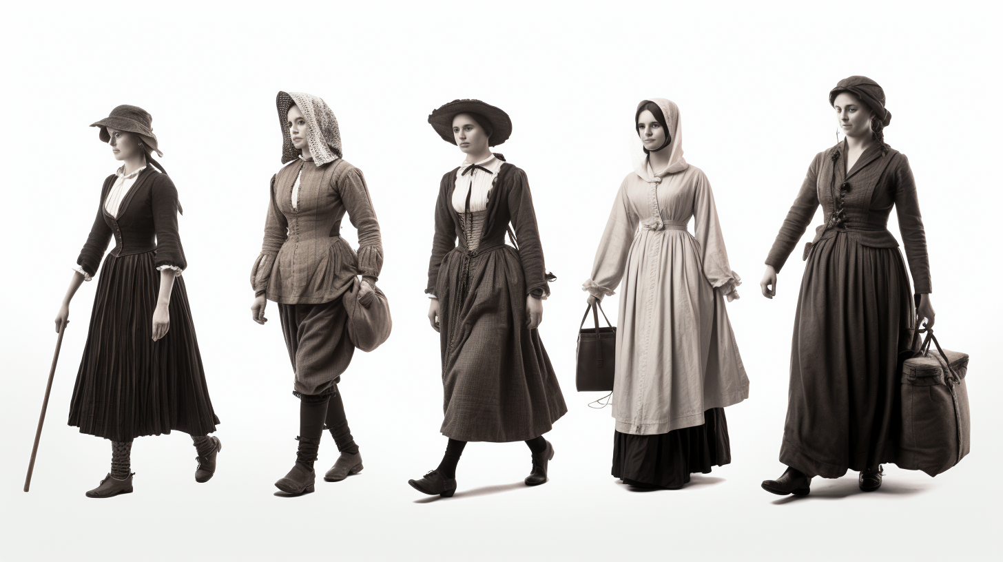 Evolution of Human Women Figures