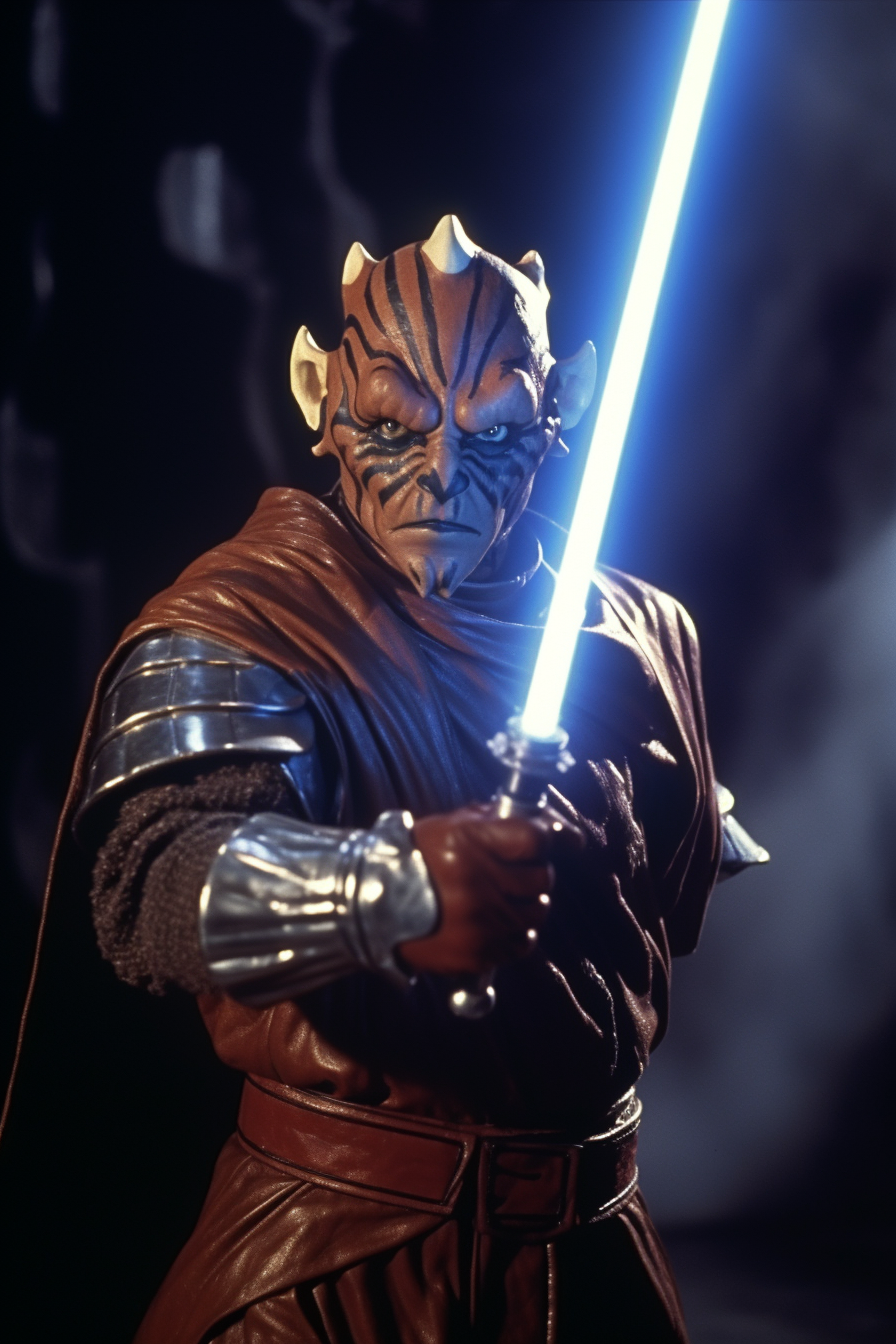 Plo Koon in dynamic pose from Excalibur film