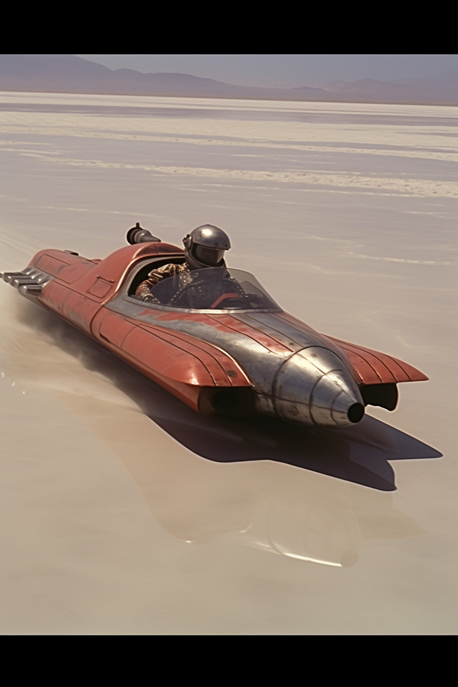 Race Pod in Star Wars Tatooine