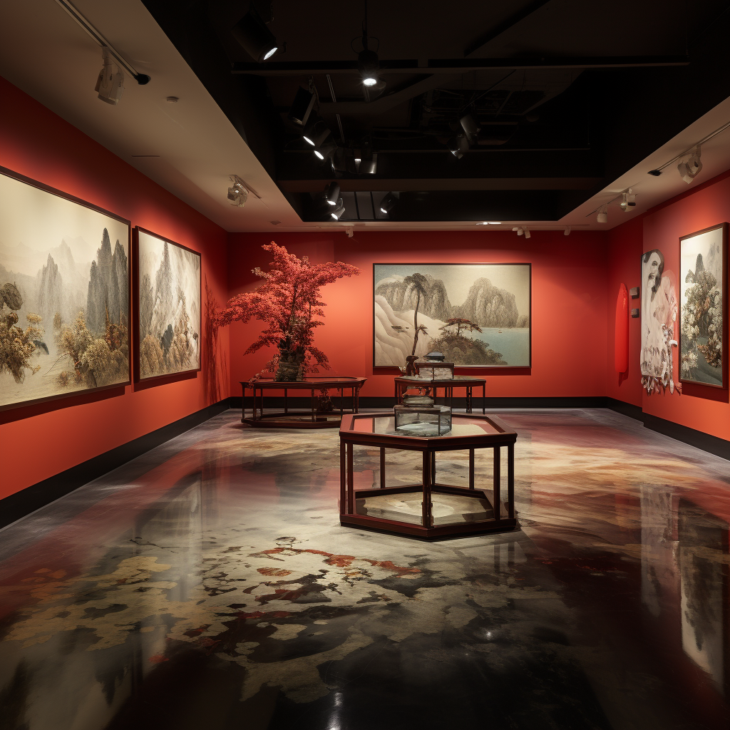 Chinese culture exhibition space