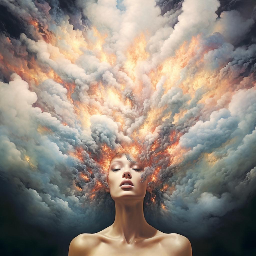 Exploding Creativity Mind Visualization