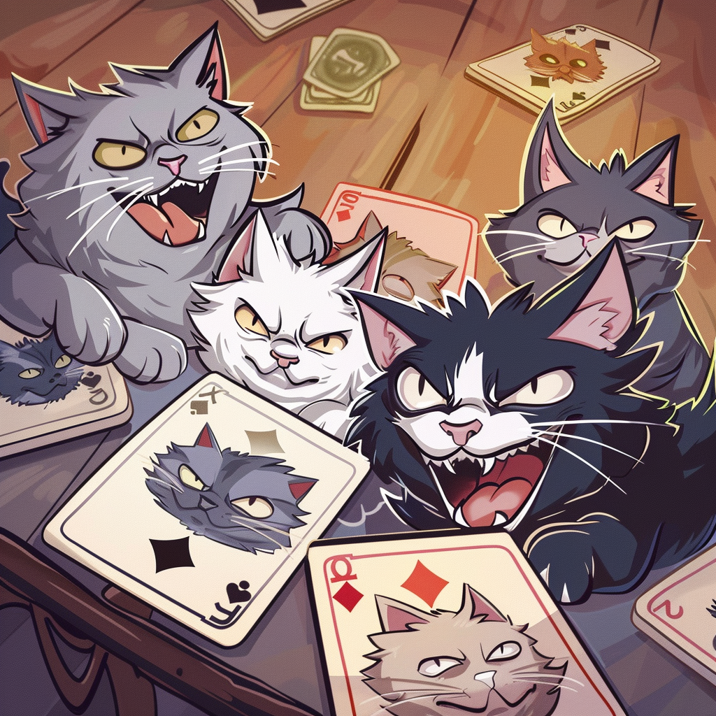 Cartoon Exploding Kittens NFT Characters