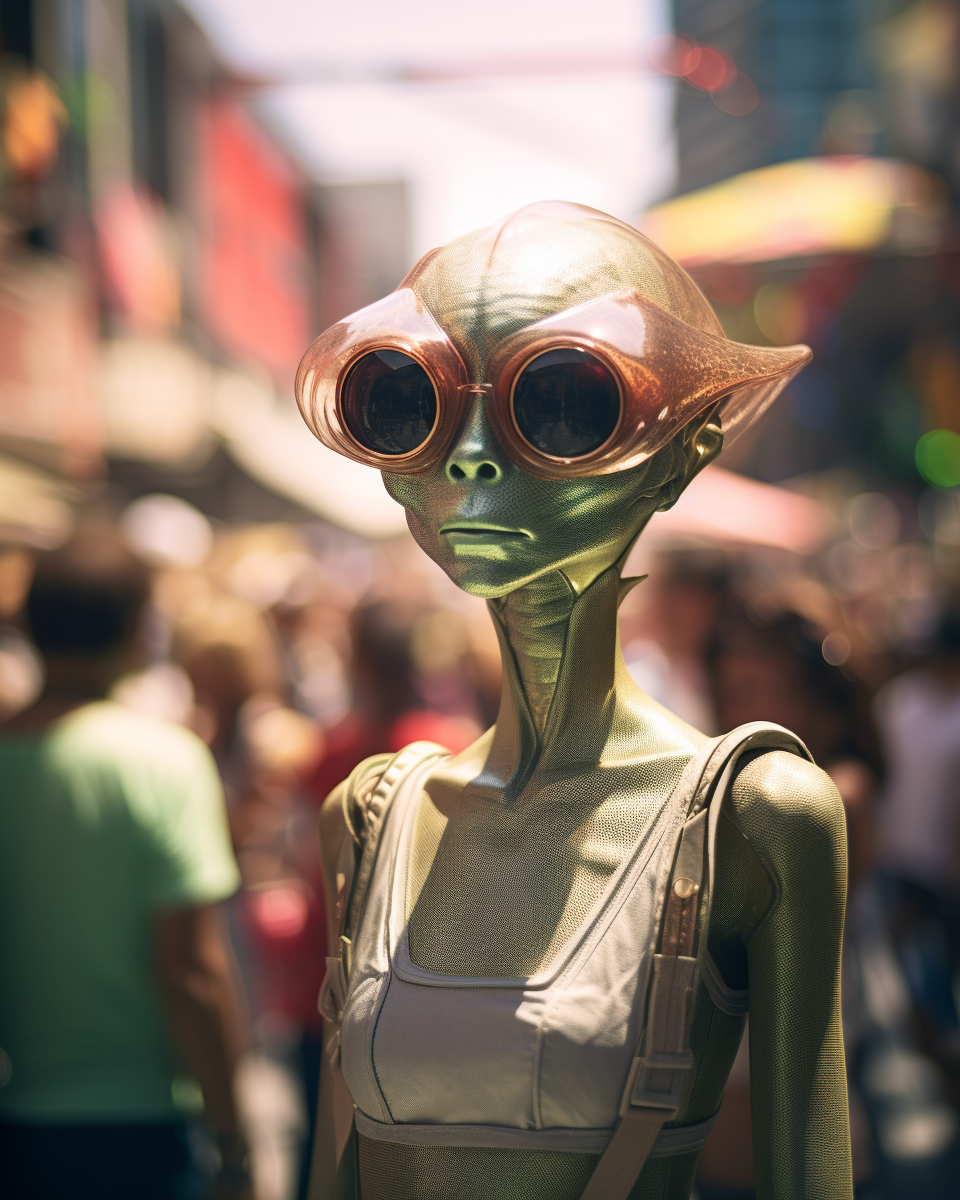 Detailed Costume Fashion at Extraterrestrial Street Market