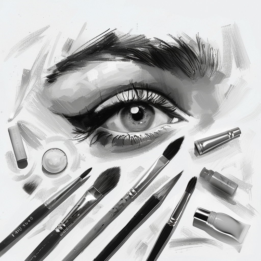 Eye brush objects rendering style