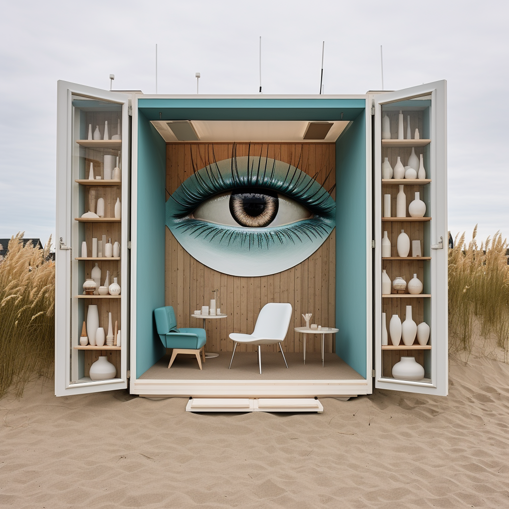 Modern eye doctor cabinet in Koksijde