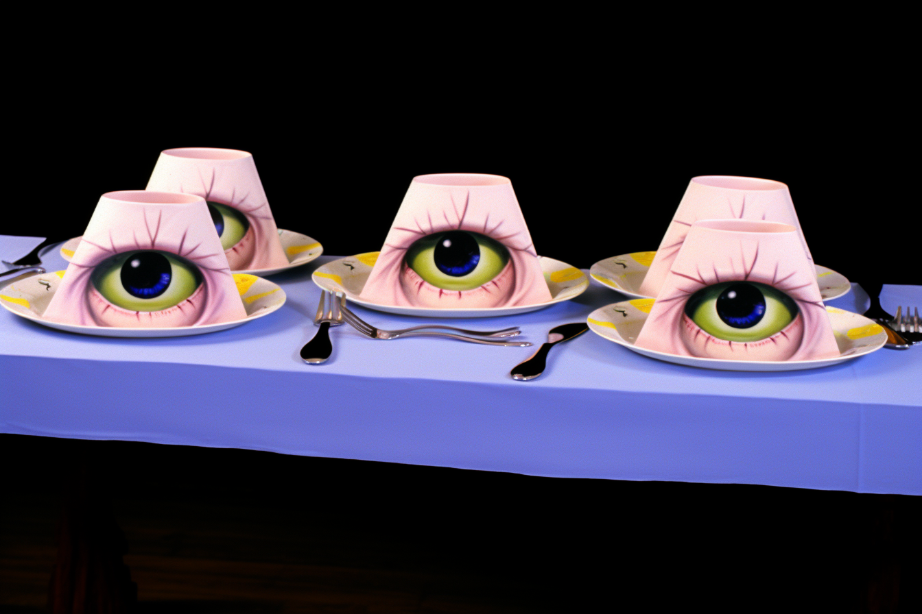 Table Filled with Eyeballs