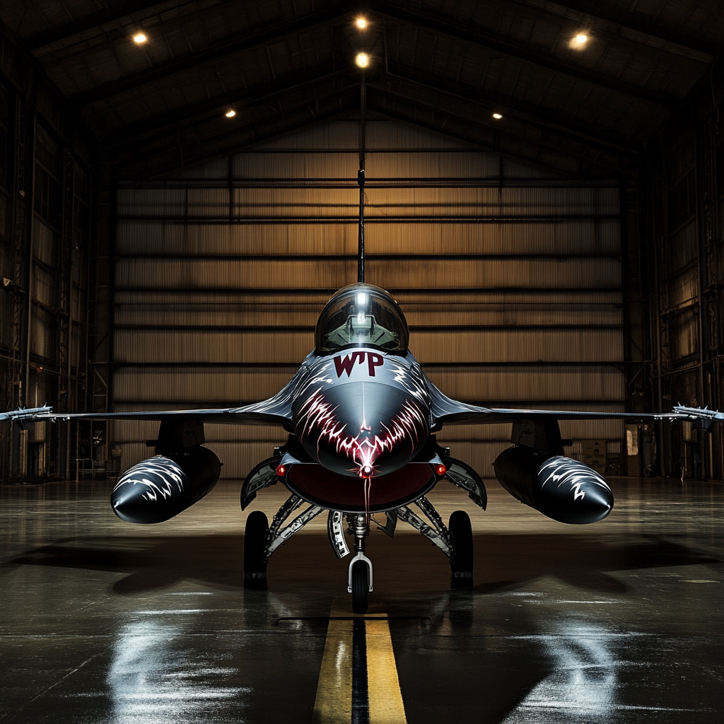 Custom Black Wolf F16 Jet