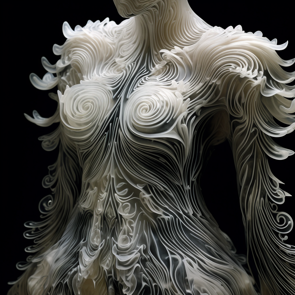 Fabric Print Iris Van Herpen Design