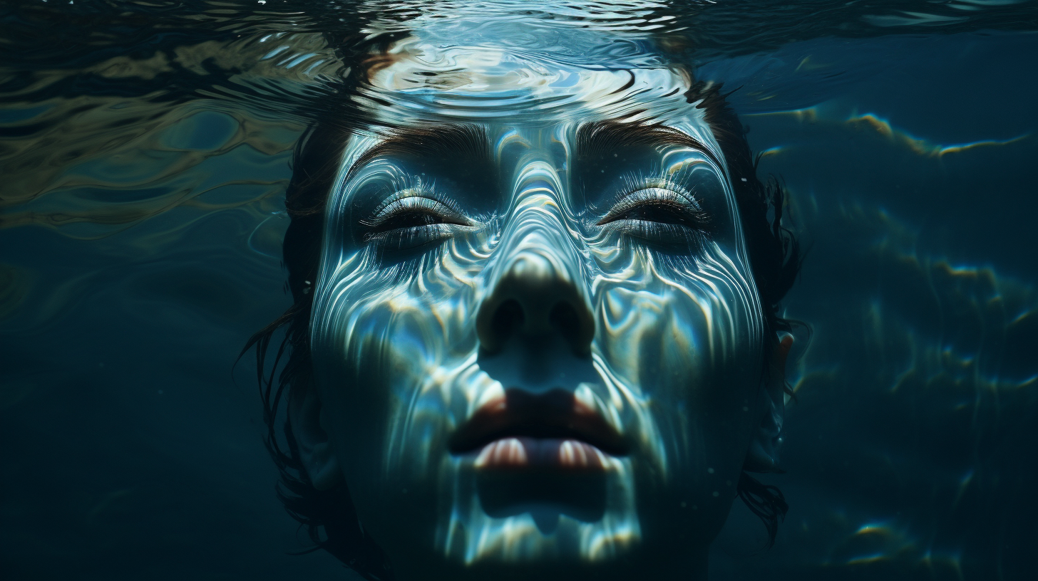 Surrealistic artwork reveals hidden meanings underwater