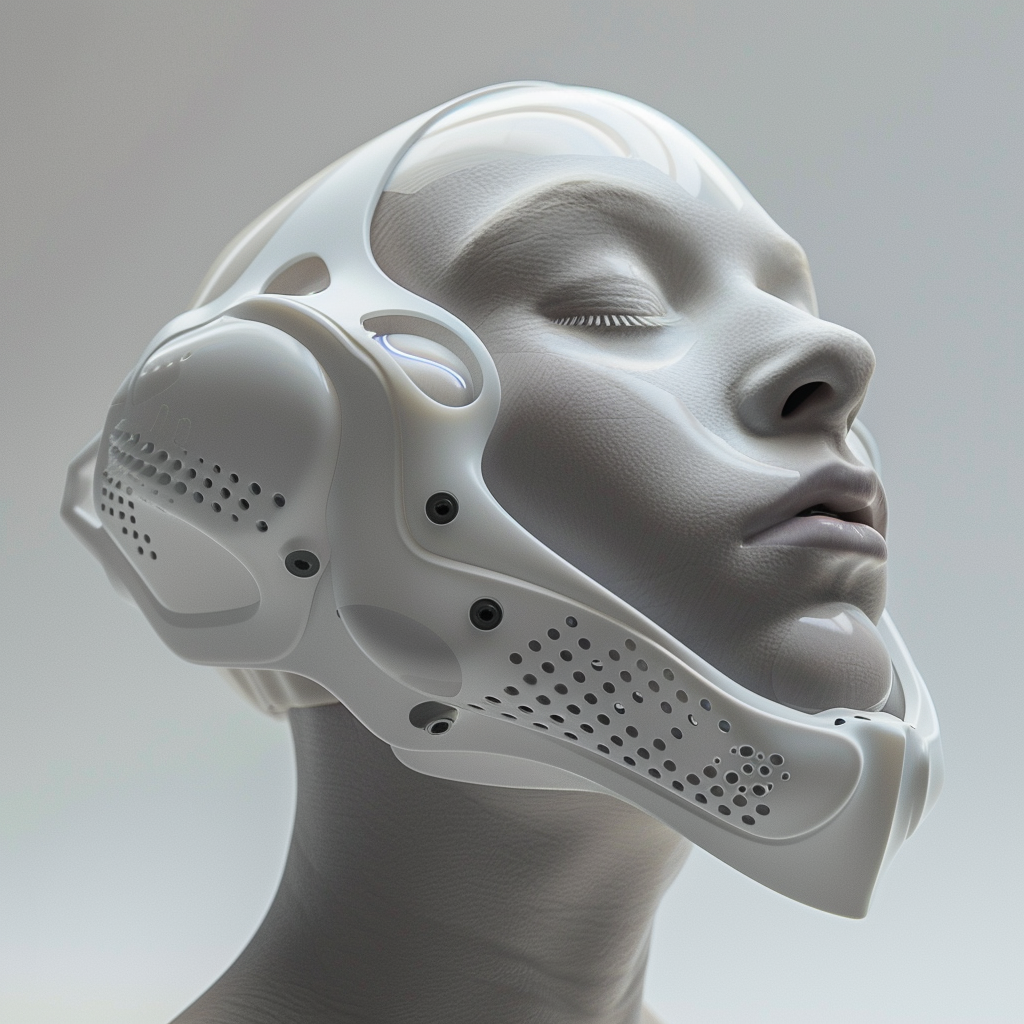 Facial Wear Device with Muscle Electrical Sensors