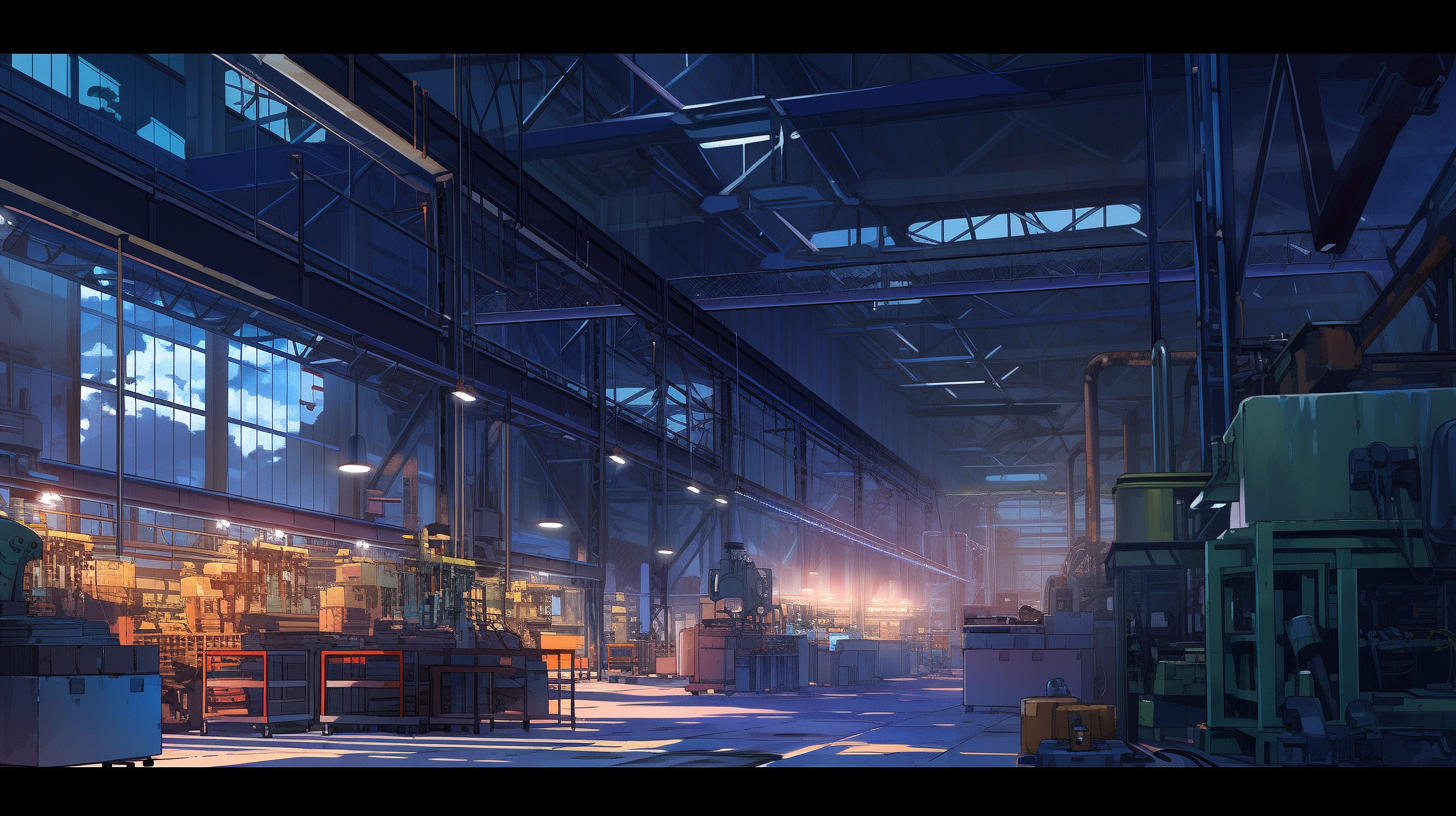 Factory at Night