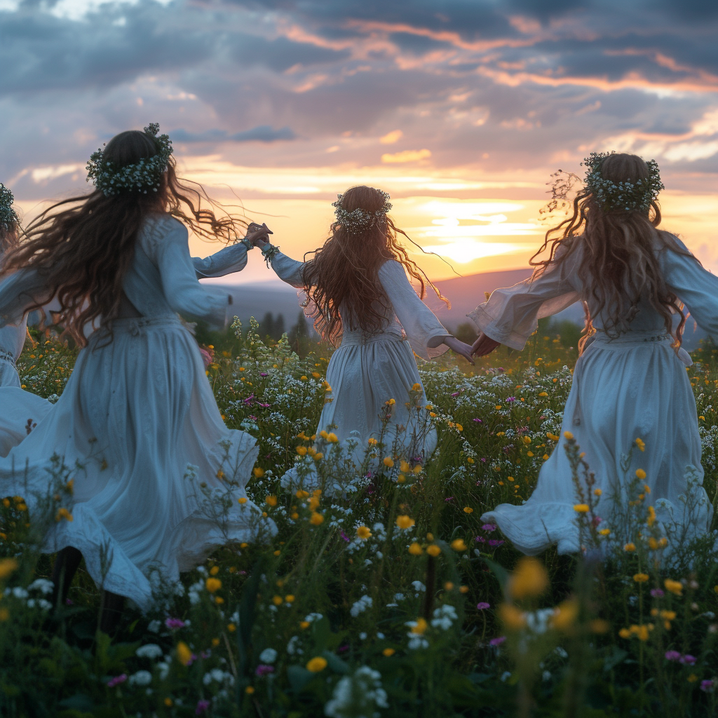 Fairies Dancing in a Swedish Meadow