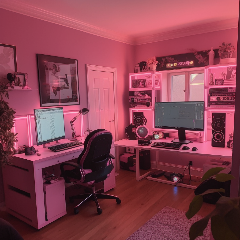 Fairy Style Gaming Room Image