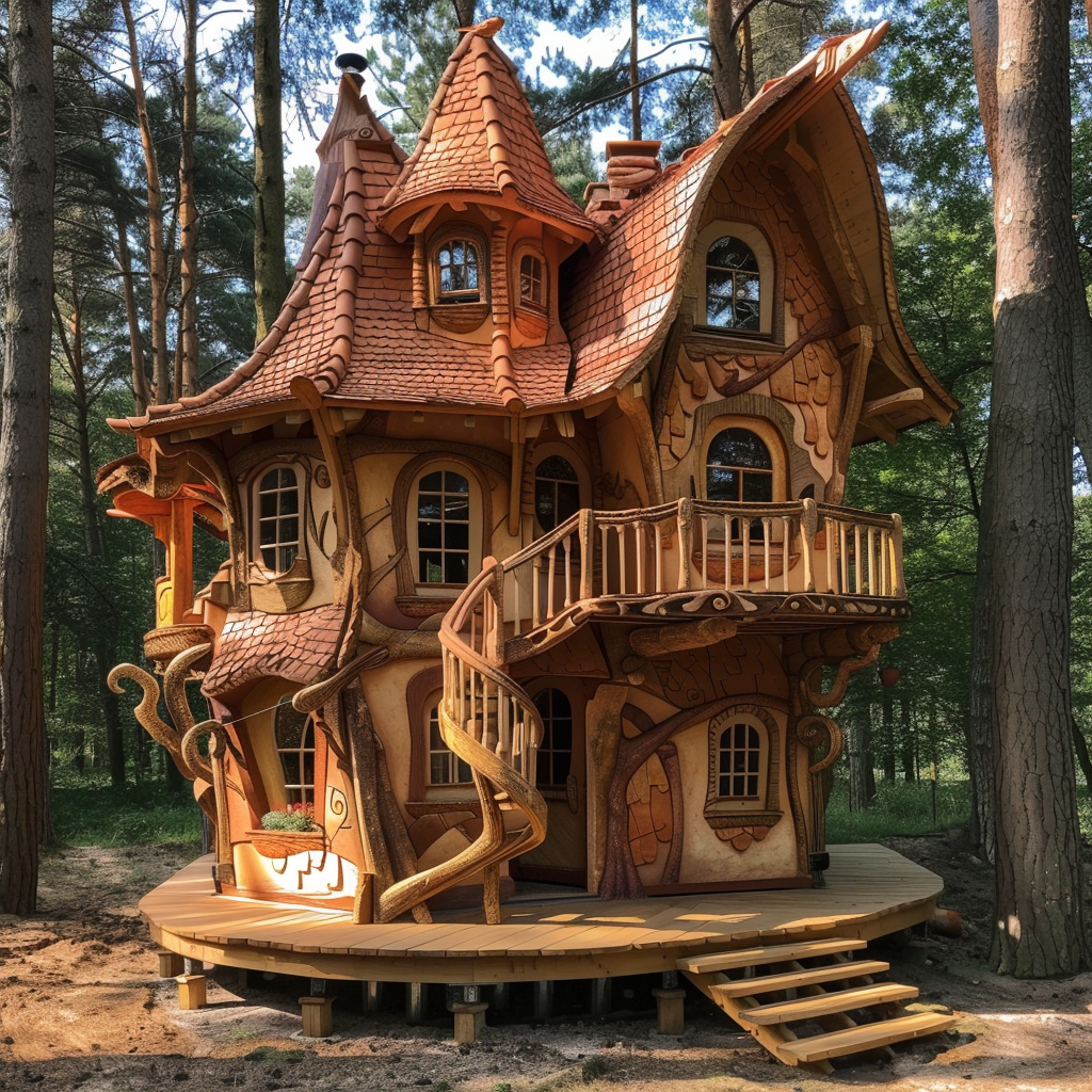 Fairy Tale House on Beach