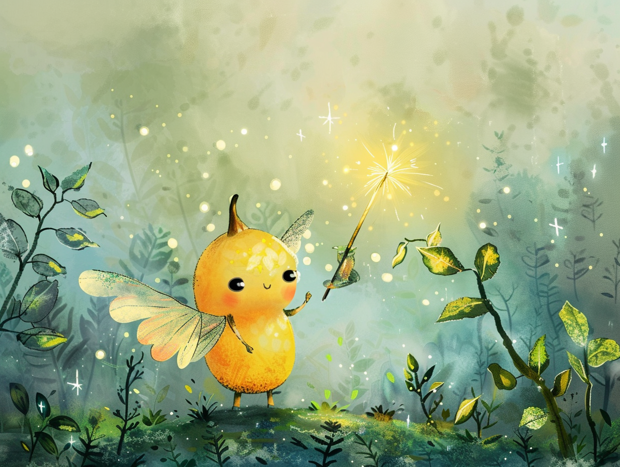 cute fairy tale jujube character