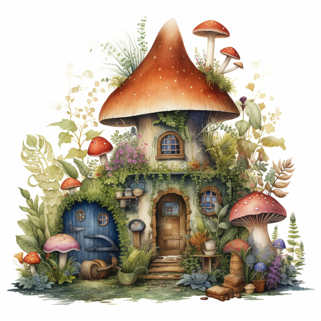 Beautiful fairy garden illustration by Catherine Rayner