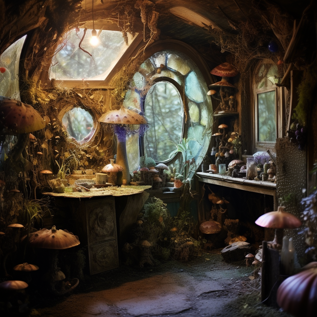 Magical fairy home inside