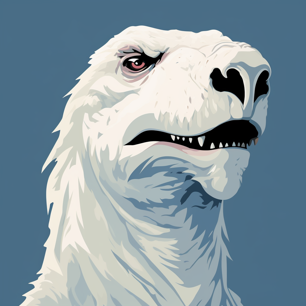 Vector art of Falkor from Never Ending Story