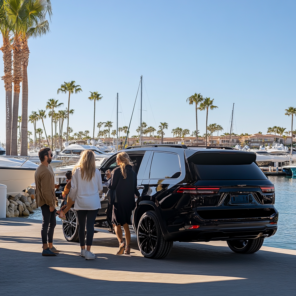 Family at Marina California Day