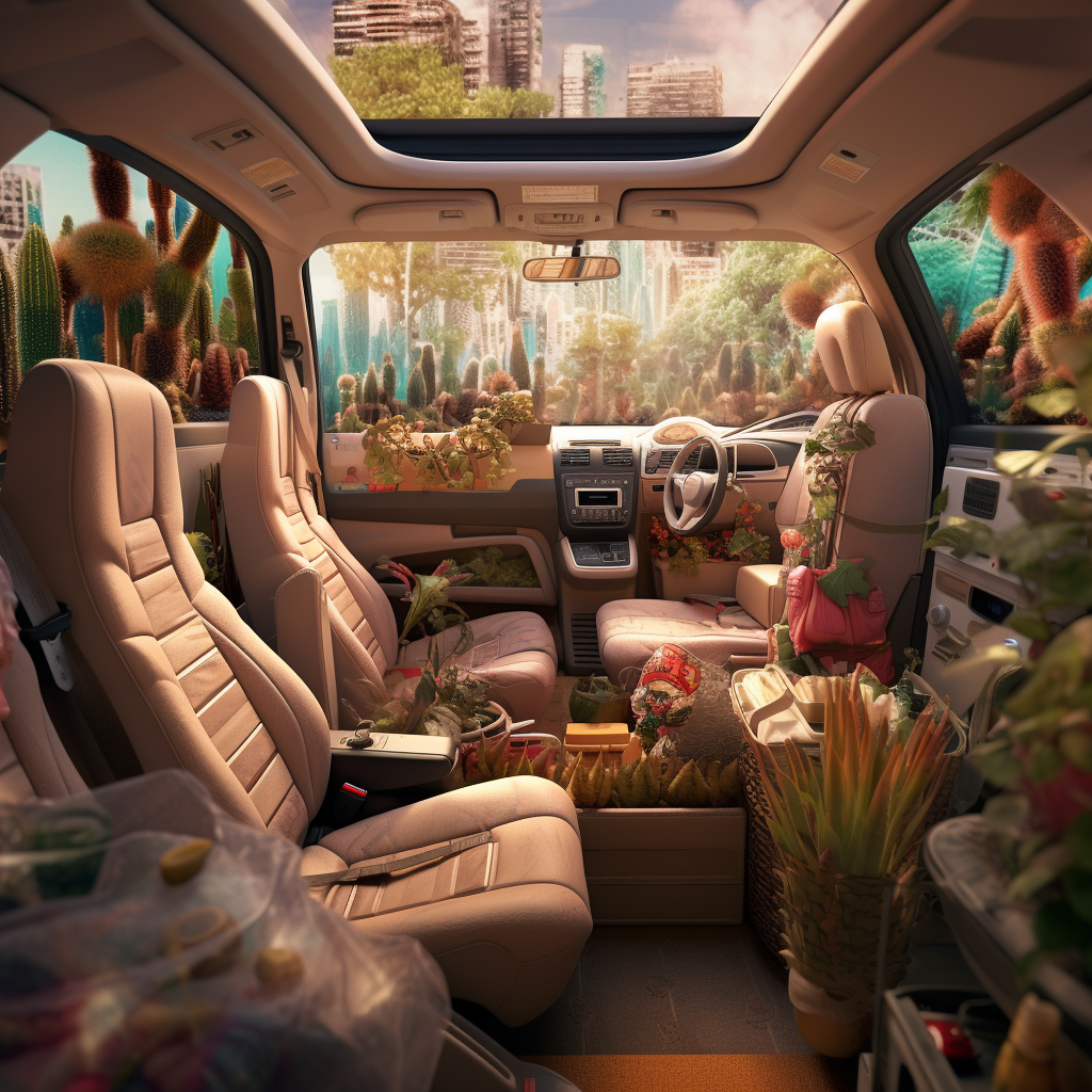 Interior of a Family Car