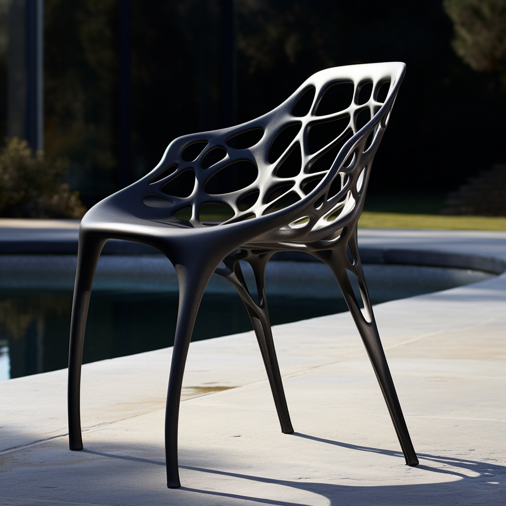 Designing an outdoor dining chair