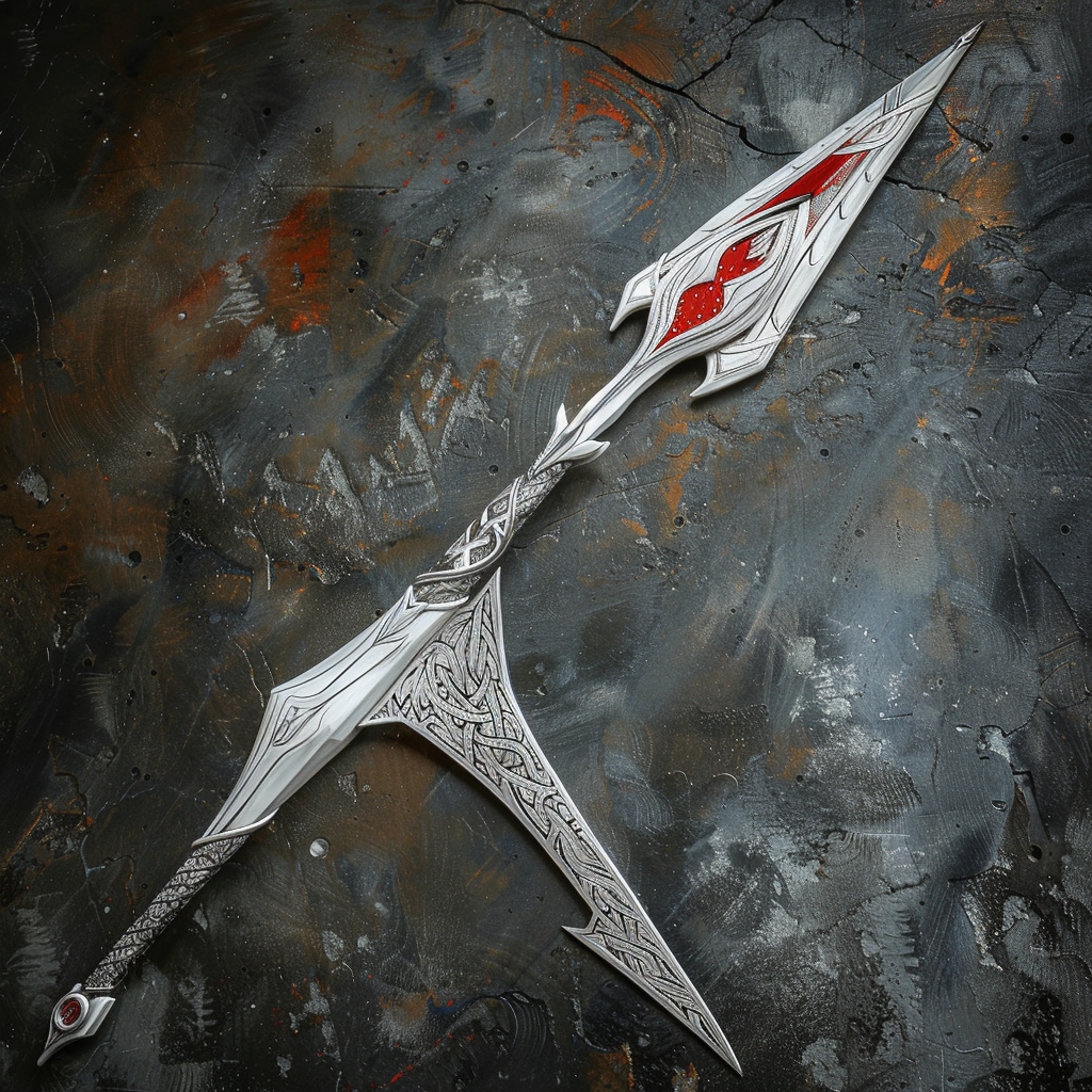 Silver Elven Styled Arrow Fantasy