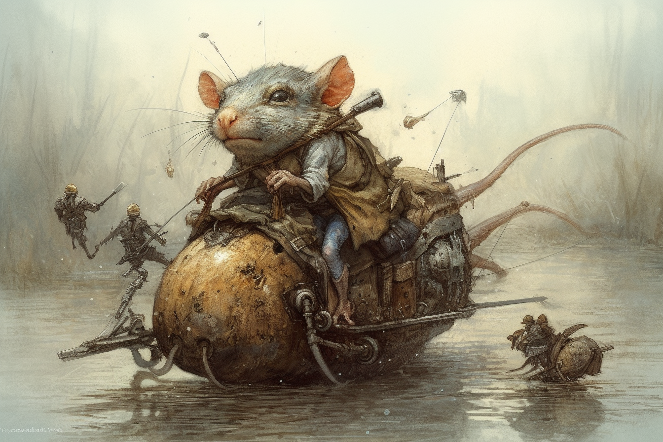 Detailed fantasy artwork by Jean Baptiste Monge