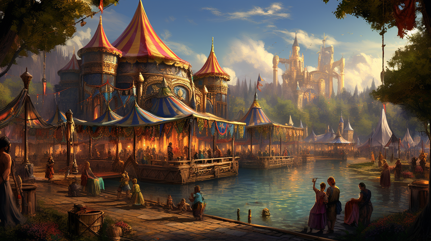 Fantasy Carnival by the Lake