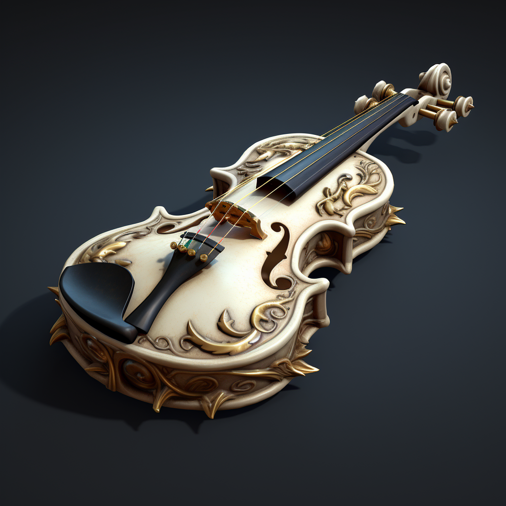 Mystical treasure featuring bone and violin