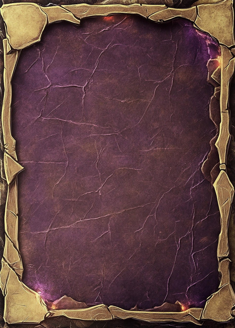 Fantasy playing card border texture