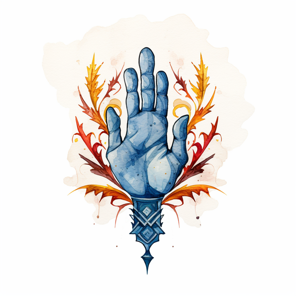 Hand's Palm Coat of Arms Art