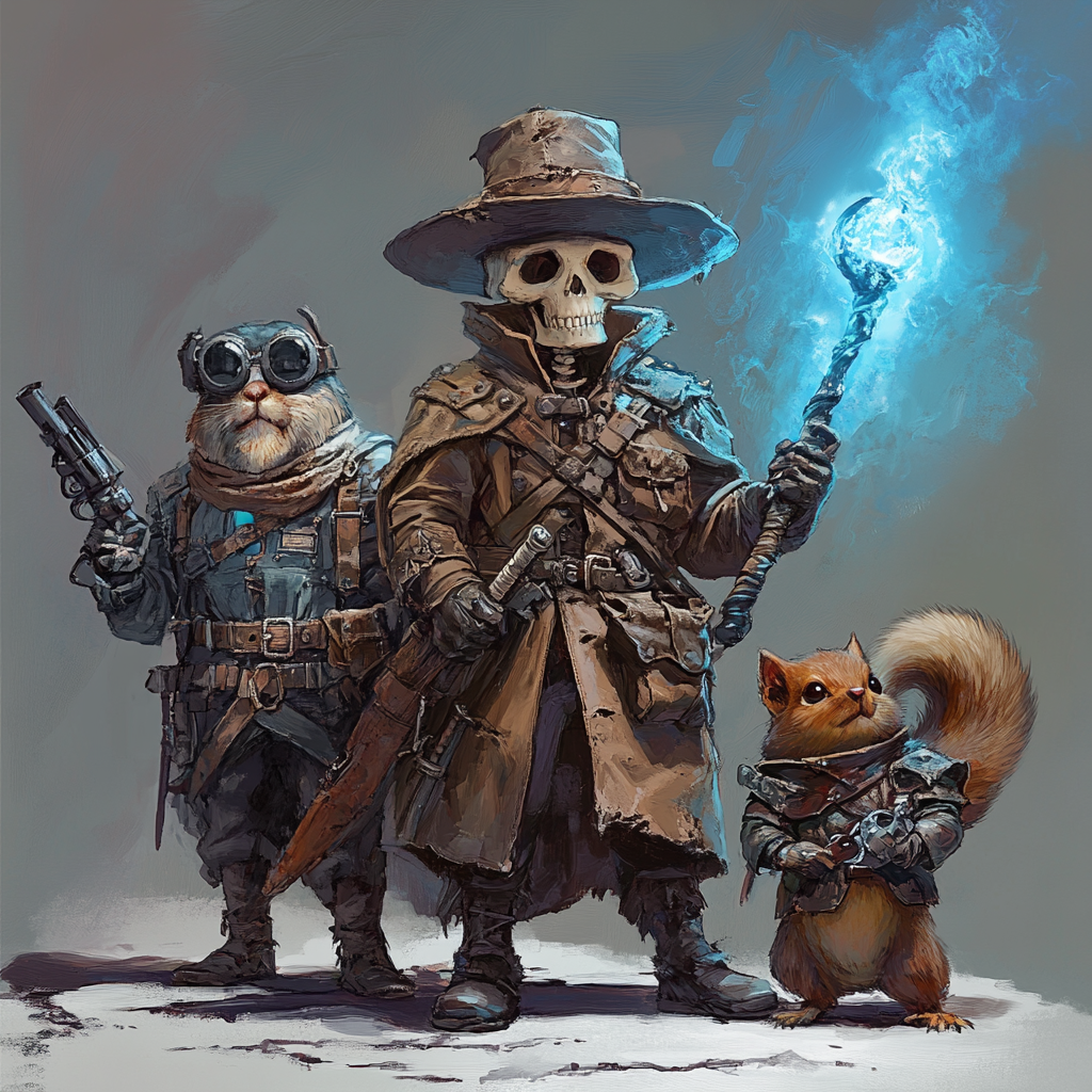 Fantasy Party with Unique Characters