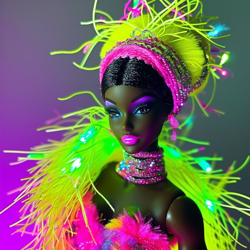 Fashion Barbie in Fluorescent Colors